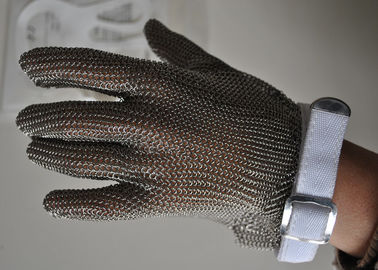 les gants de l'acier inoxydable 304L ont anti- coupé le gant de boucher de sécurité pour couper la viande