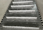 Bande de conveyeur légère de Grey Stainless Steel Plate Link avec la cloison