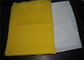 Maille d'impression d'écran de polyester de certificat de FDA avec le blanc et le jaune