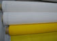 Haute densité jaune d'impression de T-shirt d'écran en soie de tissu de maille de polyester, 91 microns