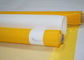 Tissu de boulonnage jaune fait sur commande de polyester 50&quot; 36 microns pour l'impression de carte PCB