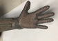 gants prolongés de maille d'acier inoxydable de cotte de maille de manchette de 19cm pour l'abattage