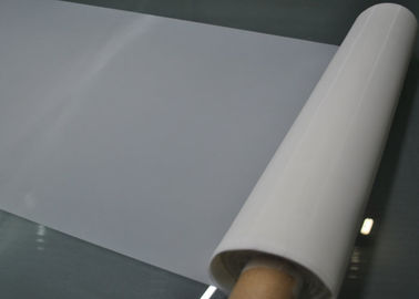 Maille blanche du tissu de boulonnage de polyester de basse élasticité 60 pour l'impression/filtration de carte PCB