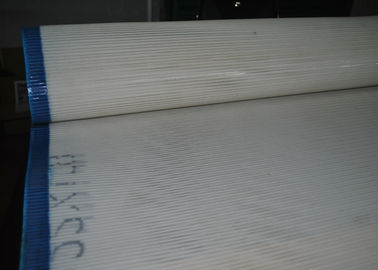 Ceinture 100% de maille de polyester de résistance thermique pour le dessiccateur de convoyeur, couleur blanche