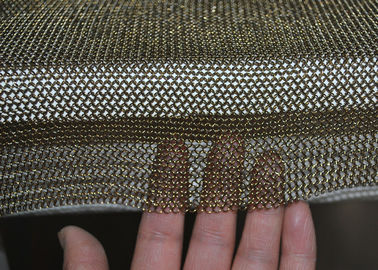 Gant de coupe de Chainmail soudé par couleur d'or pour la sécurité, gant de cuisine de Chainmail