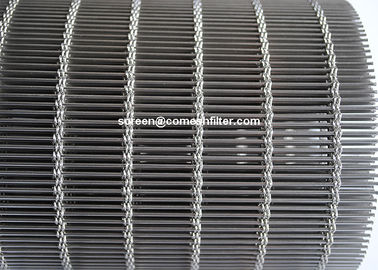 Draperie de fil tissée par rideau décoratif architectural du grillage 316 de l'acier inoxydable 304