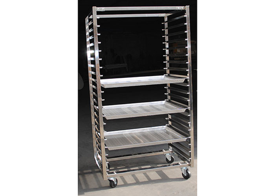 Un bon prix. Chariot fait sur commande 15 à support de boulangerie d'alliage d'aluminium rangée 16 20 35 38 en ligne