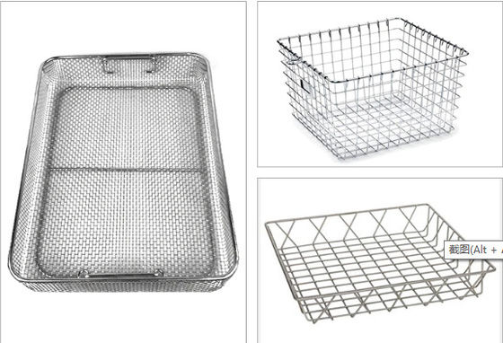 Un bon prix. Acier inoxydable adapté aux besoins du client SUS304 Rod Wire Mesh Basket 1000-2000ml de panier en ligne