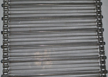 Un bon prix. Ceinture plate de fil de câble de 304 solides solubles, bande de conveyeur en spirale de maille pour le traitement des denrées alimentaires des produits alimentaires en ligne