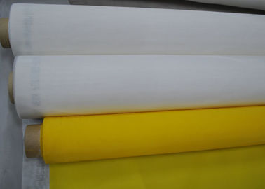 Un bon prix. Haute densité jaune d'impression de T-shirt d'écran en soie de tissu de maille de polyester, 91 microns en ligne