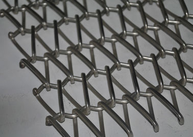 Un bon prix. Bande de conveyeur en spirale plate d'acier inoxydable pour le four, ceinture de maille en métal en ligne