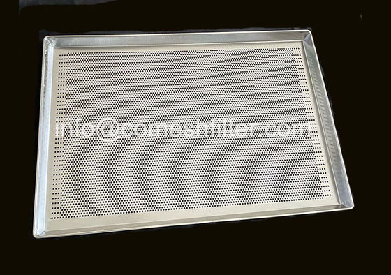 Un bon prix. Fil lisse Mesh Tray Silver d'acier inoxydable du bord 10-100kg en ligne