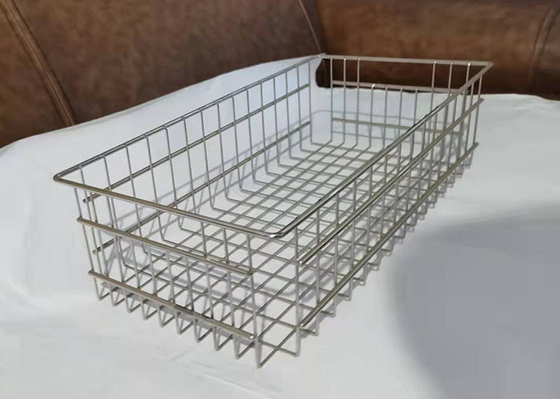 Un bon prix. Résistance à la chaleur panier en acier inoxydable en maille Taille personnalisée 304 316 Pour le nettoyage en ligne