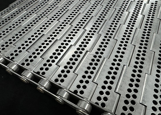Un bon prix. Tapis roulant à maillons en acier inoxydable résistant à la chaleur en ligne