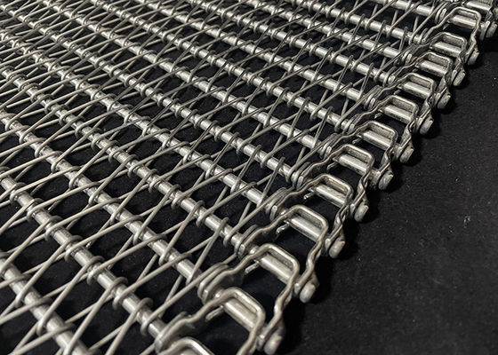 Un bon prix. Ceinture de convoyeur spirale à tiges souples en acier inoxydable en ligne