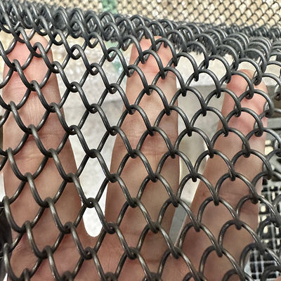 Un bon prix. Graphite black  Aluminium Chain Link Wire Mesh coil Curtain ceiling  for Hotel or restaurant interior  architectural decoration en ligne