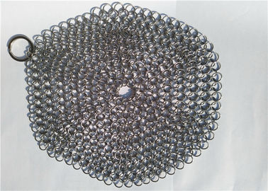Un bon prix. Épurateur de Chainmail d'acier inoxydable de 7 pouces pour le nettoyage de Cookware, forme ronde en ligne