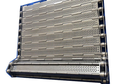 Un bon prix. Bande de conveyeur adaptée aux besoins du client de grillage de plat à chaînes de solides solubles 304 pour des machines en ligne