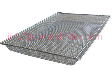 Un bon prix. Taille adaptée aux besoins du client par casserole perforée de feuille de casserole de four de boulangerie de plateau de grillage en ligne