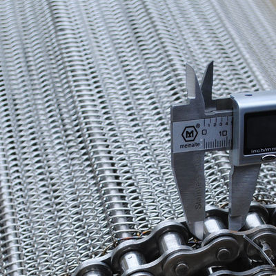 Un bon prix. Fil en spirale Mesh Balance Weave Conveyor Belt de congélateur d'acier inoxydable de composé pour le dessiccateur de four de four en ligne