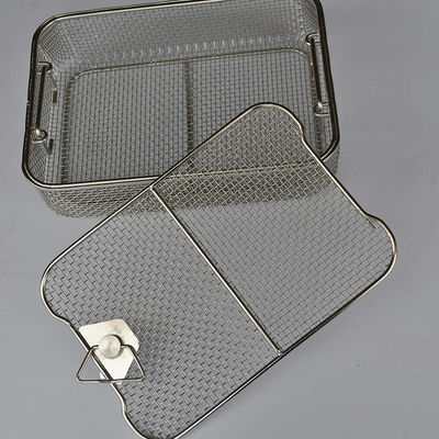 Un bon prix. Pulvérisation médicale de plastique de panier de maille en métal de la stérilisation solides solubles d'hôpital en ligne