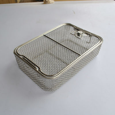 Un bon prix. Fil argenté Mesh Tray Sterilizing Corrosion Resistant d'acier inoxydable en ligne