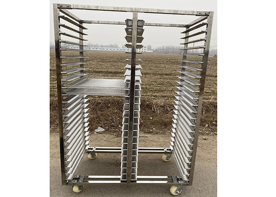 Un bon prix. 304 faits sur commande acier inoxydable Tray Rack Trolley Kitchen Cooling en ligne