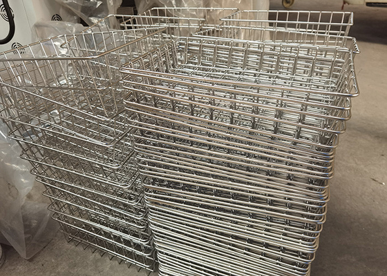 Un bon prix. Acier inoxydable Mesh Basket Custom Size de boulangerie commerciale 304 gâteaux de stockage de pain en ligne