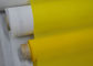 Fil fait sur commande blanc/de jaune écran d'impression de polyester du tissu 55 aucune préparation de surface