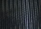 Petit type d'armure de boucle d'anti de polyester maille UV noire de spirale, temps de longue durée