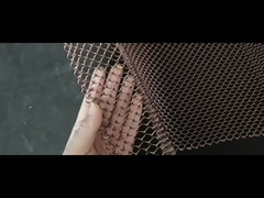 Rideau à mailles en aluminium