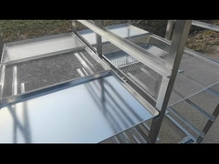 Tracteur à plateau de séchage en acier inoxydable