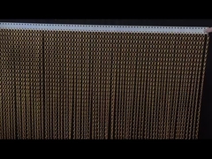 Rideau en aluminium à double crochet couleur