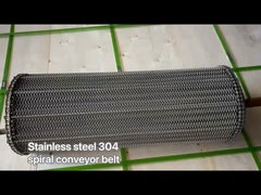 Bandes convoyeuses spirales en acier inoxydable