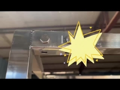 4 pouces roues en acier inoxydable porte-bagages 300 kg pour la salle à sécher