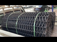 Cinture de convoyeur en treillis métallique utilisée pour la machine de soufflage par tir