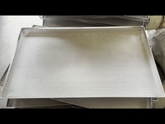 Plateau perforé en acier inoxydable à double couche