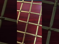 Les mailles en acier inoxydable et en cuivre sont utilisées pour les armoires de maison.