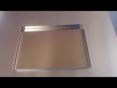 Grade alimentaire 1,0 mm épaisseur 60x40x4 cm plateau de cuisson en acier inoxydable 304