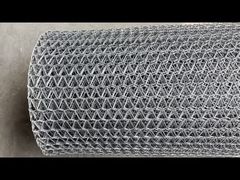 Tapis convoyeur en métal équilibré à mailles spirales en métal soudé