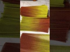 Rideau de plafond en bobine de treillis métallique à maillons de chaîne en aluminium à double ton personnalisé pour hôtel ou restaurant