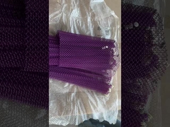 Tissu métallique décoratif pour rideaux de moulinette de fil d'aluminium pour rideaux de plafond