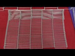 Ceinture de convoyeur plate et flexible en acier inoxydable