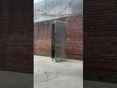 chariot à support en acier inoxydable