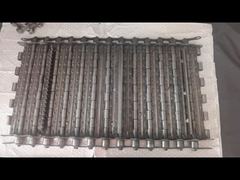 Convoyeur à charnière à copeaux à maillons de chaîne en acier au carbone professionnel