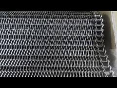 Ceinture en maille d'acier inoxydable pour congélateur à spirale