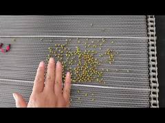 Ceinture de fil d'acier inoxydable de maille en spirale entraînée par chaîne en métal de catégorie comestible pour le four de four