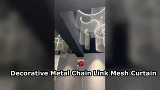 Grillage décoratif en aluminium de maillon de chaîne