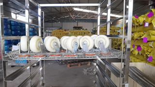 Chariot en acier inoxydable à poids de chargement lourd avec plateaux !