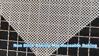 Tapis en maille de Silicone antiadhésif, réutilisable, résistant à la chaleur, sans BPA, de qualité alimentaire, pour pâtisserie et biscuits